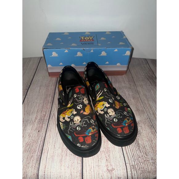 Vans x Toy Story Sid\'s Mutant Toys Classic Slip On Mens Size 4 Women\'s 5.5 RARE